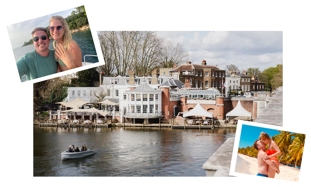The Mitre Hotel on the banks of the Thames at Hampton Court